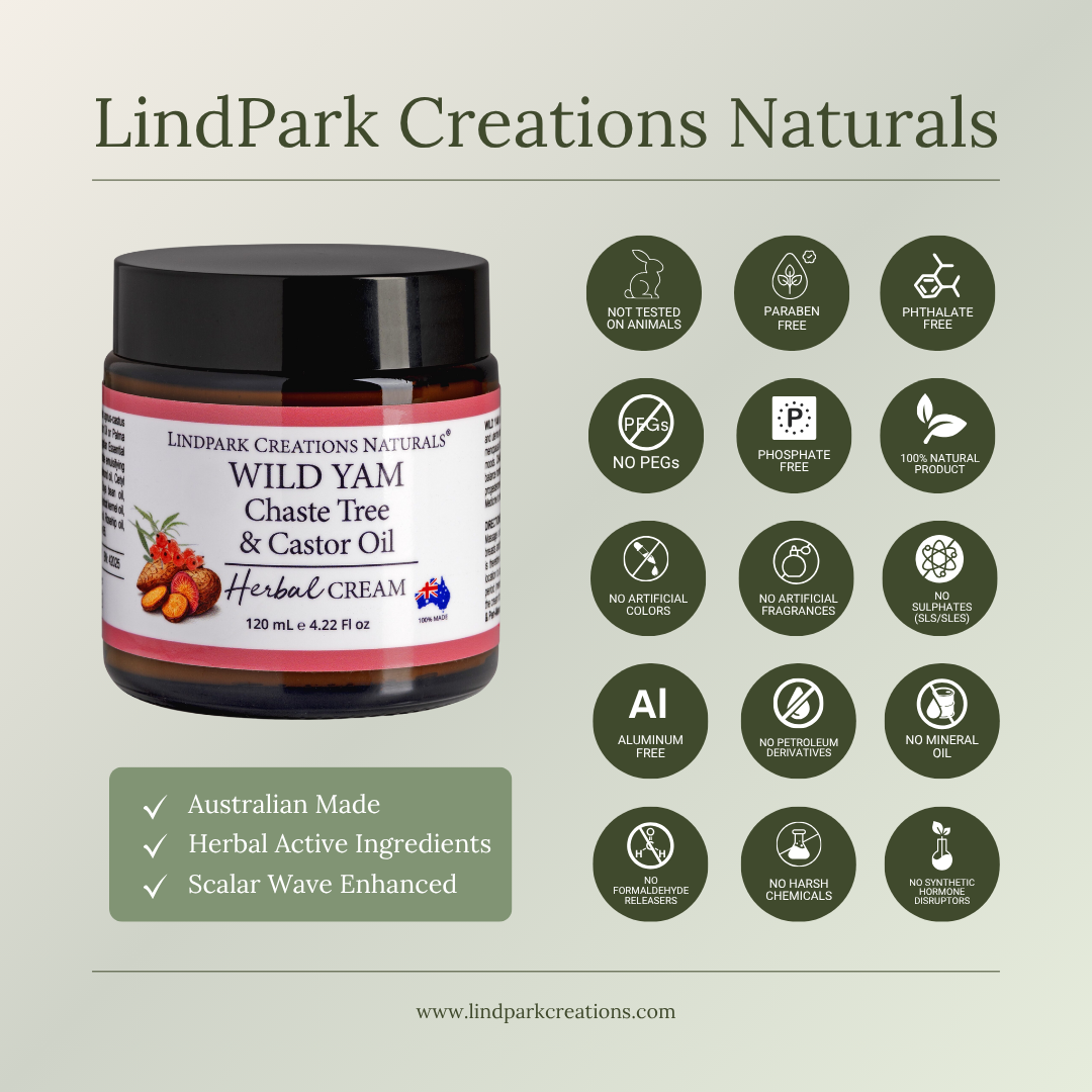 Wild Yam, Chaste Tree & Castor Oil Herbal Cream