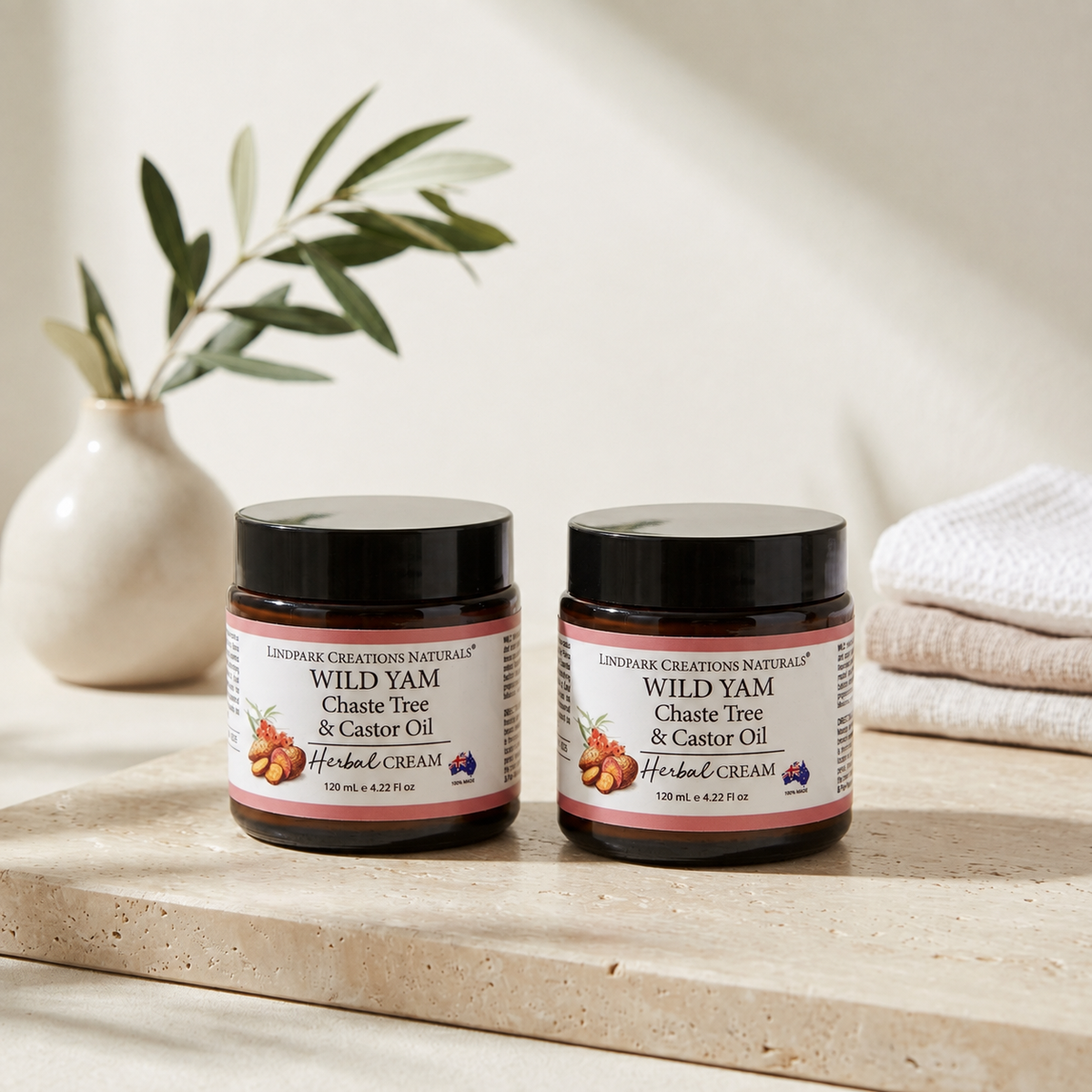 Wild Yam, Chaste Tree & Castor Oil Herbal Cream
