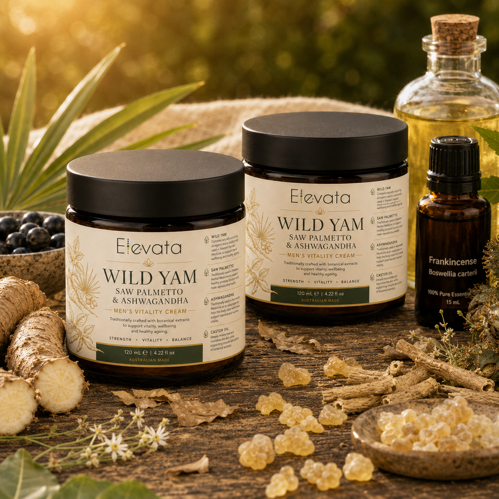 Wild Yam Saw Palmetto & Ashwagandha - Men's Vitality Cream