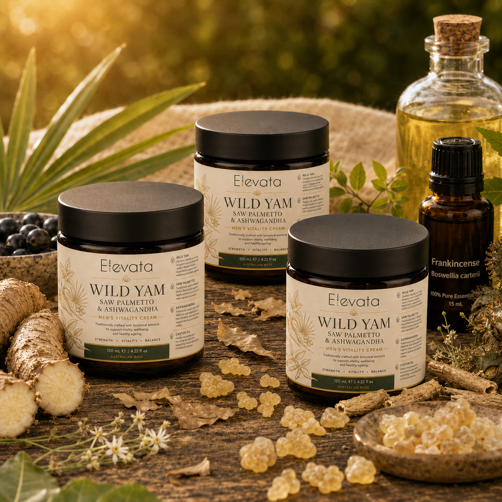 Wild Yam Saw Palmetto & Ashwagandha - Men's Vitality Cream