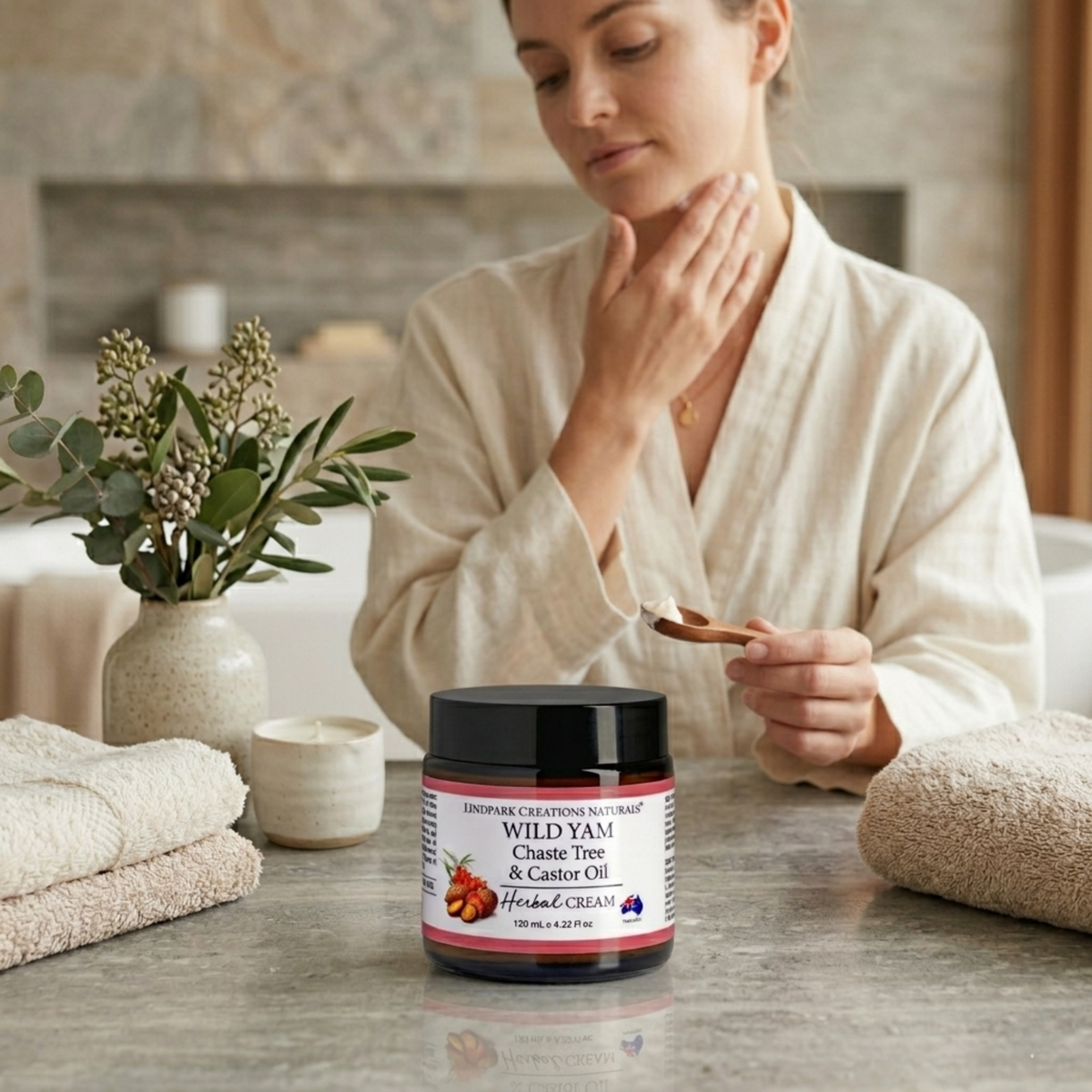 Wild Yam, Chaste Tree & Castor Oil Herbal Cream