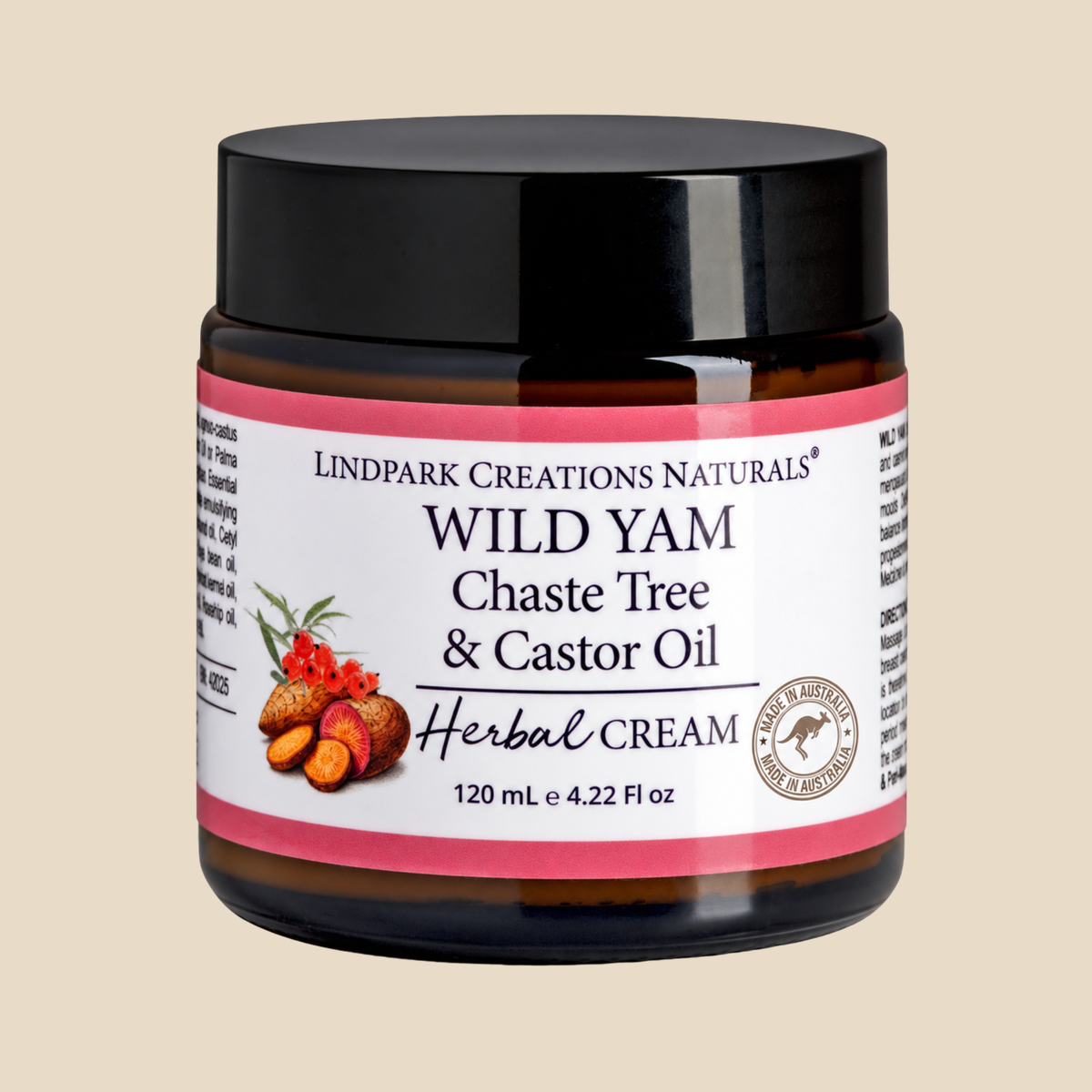Wild Yam, Chaste Tree & Castor Oil Herbal Cream