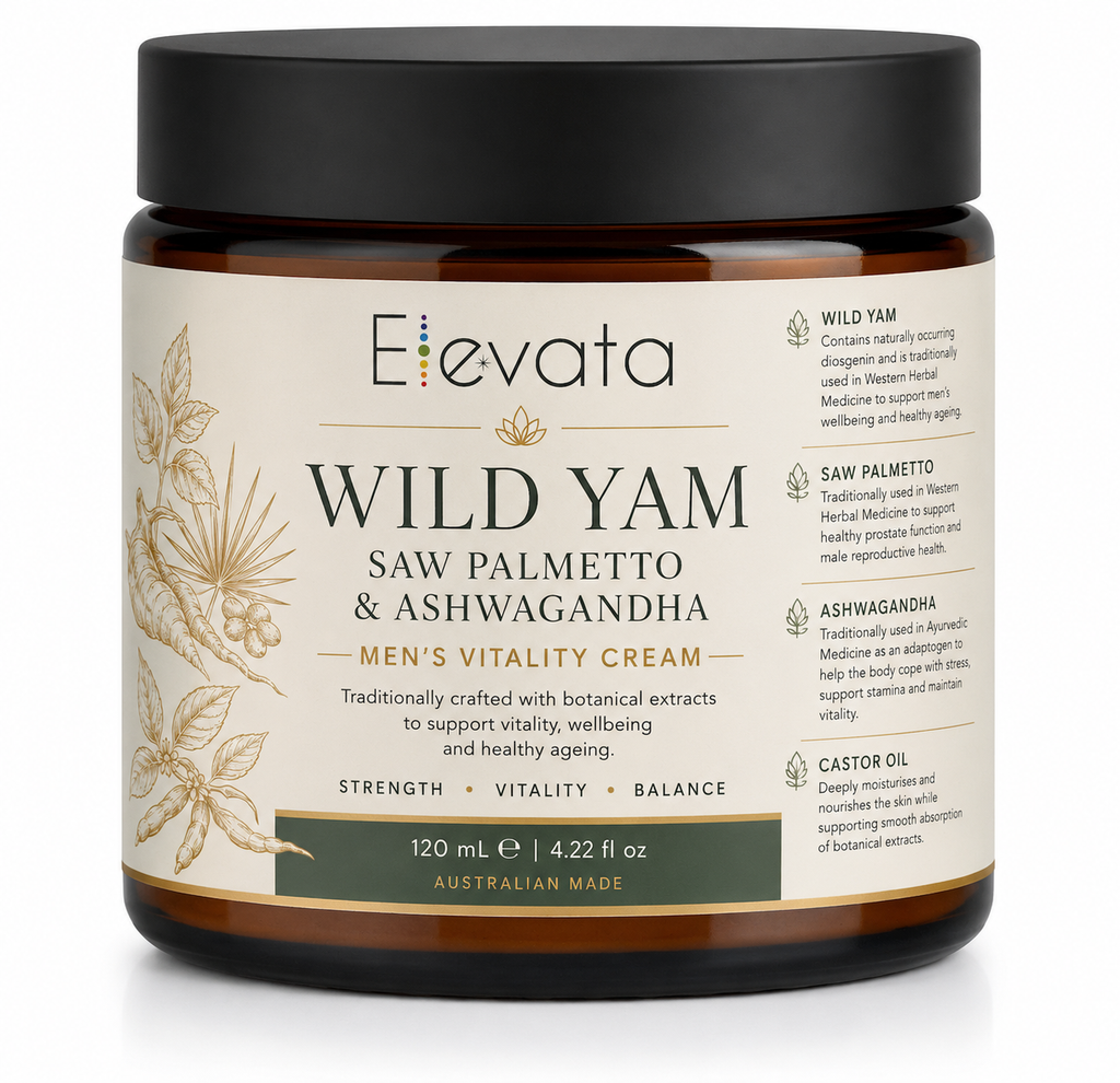 Wild Yam Saw Palmetto & Ashwagandha - Men's Vitality Cream
